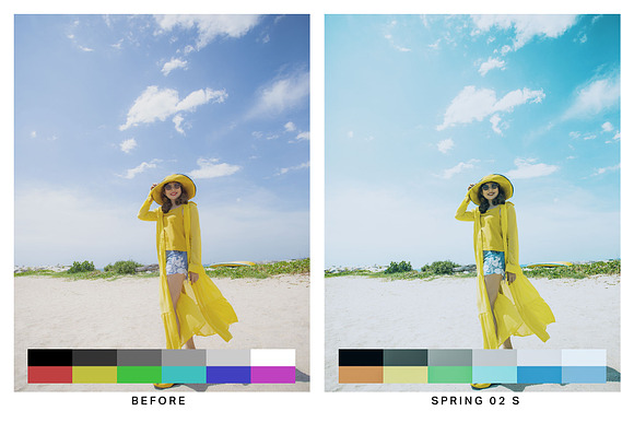 50 Teal & Yellow Lightroom Presets in Add-Ons - product preview 4