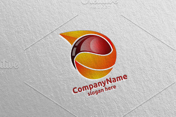 Water Drop and Cleaning Logo Design in Logo Templates - product preview 2
