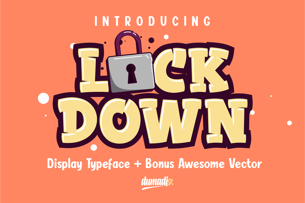 LOCKDOWN in Display Fonts - product preview 8