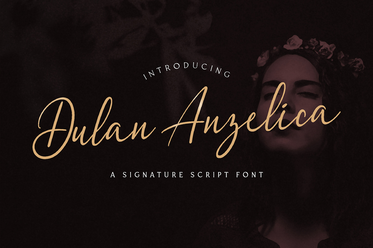 Dulan Anzelica - Signature Font in Script Fonts - product preview 8
