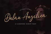 Dulan Anzelica - Signature Font