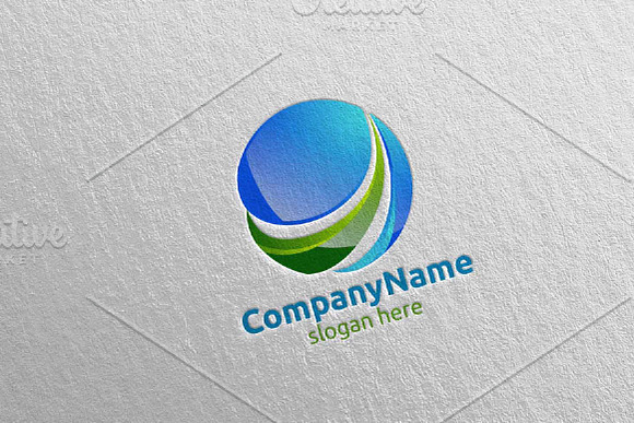 Digital Marketing Financial Advisors in Logo Templates - product preview 3