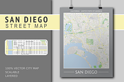 San Diego Street Map - City Map