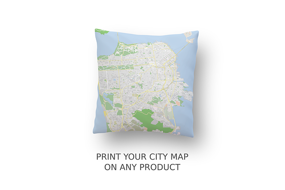 San Diego Street Map - City Map in Illustrations - product preview 2