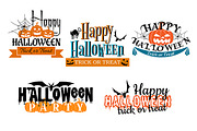 Halloween scary banners