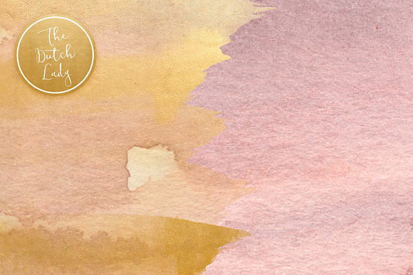 Blush & Gold Digital Backgrounds in Textures - product preview 3