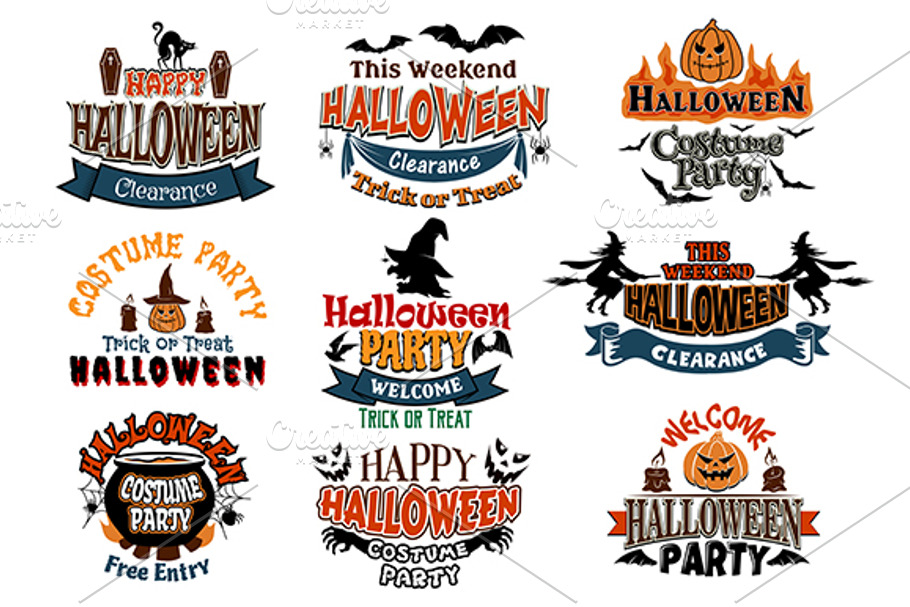 Halloween vector designs in Graphics - product preview 8