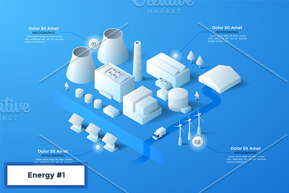 White Isometric City Builder in Objects - product preview 10