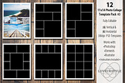 11x14 Photo Collage Template Pack 3