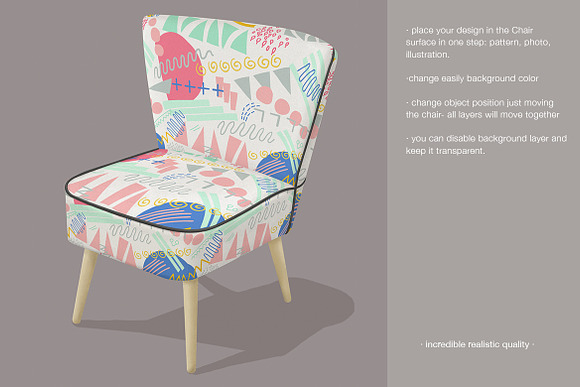 Armchair Mockup in Product Mockups - product preview 2