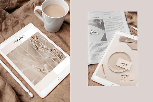 Stationery Photo Mockups iPad in Mobile & Web Mockups - product preview 3