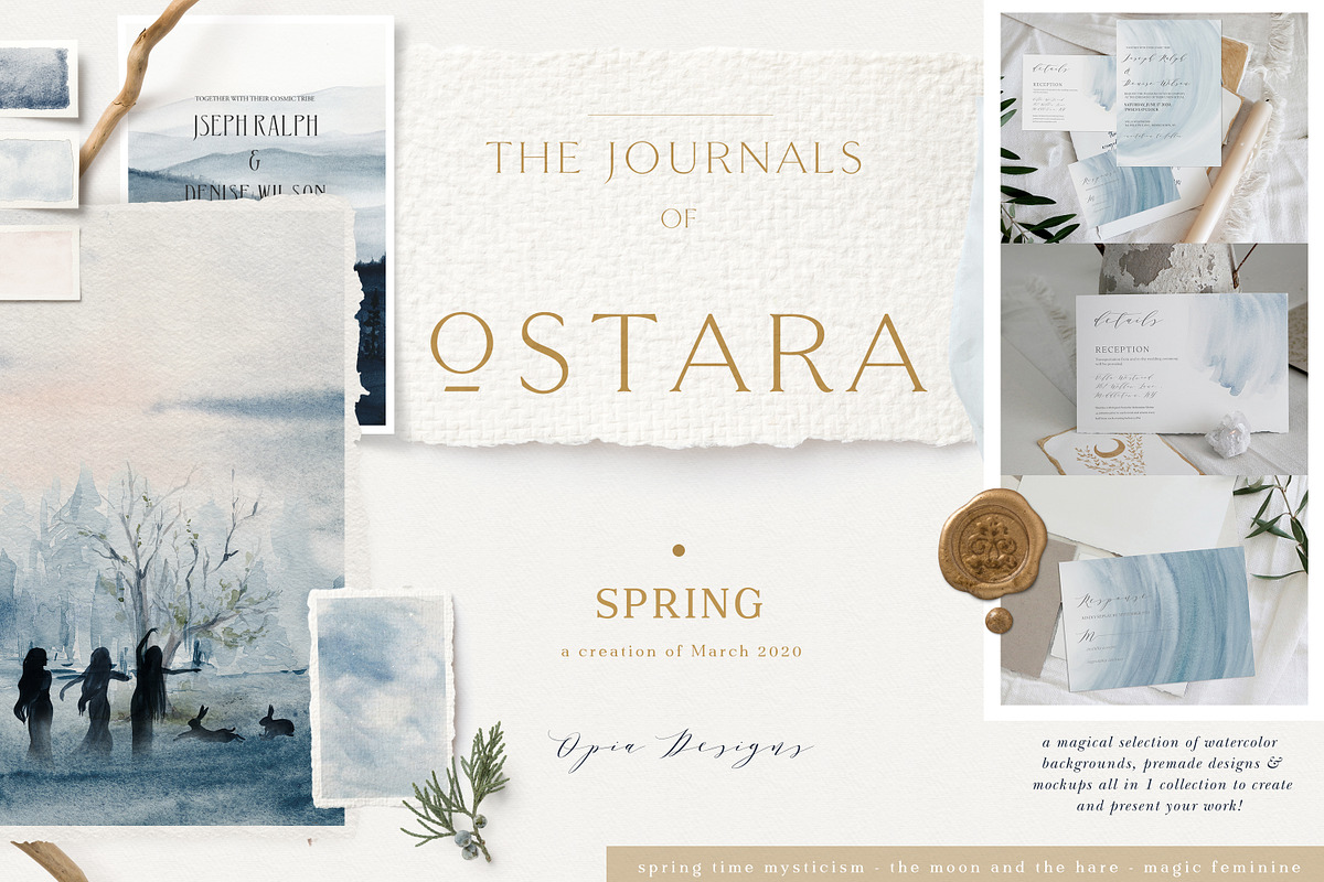 Ostara - Spring Rituals & Mockups in Illustrations - product preview 8