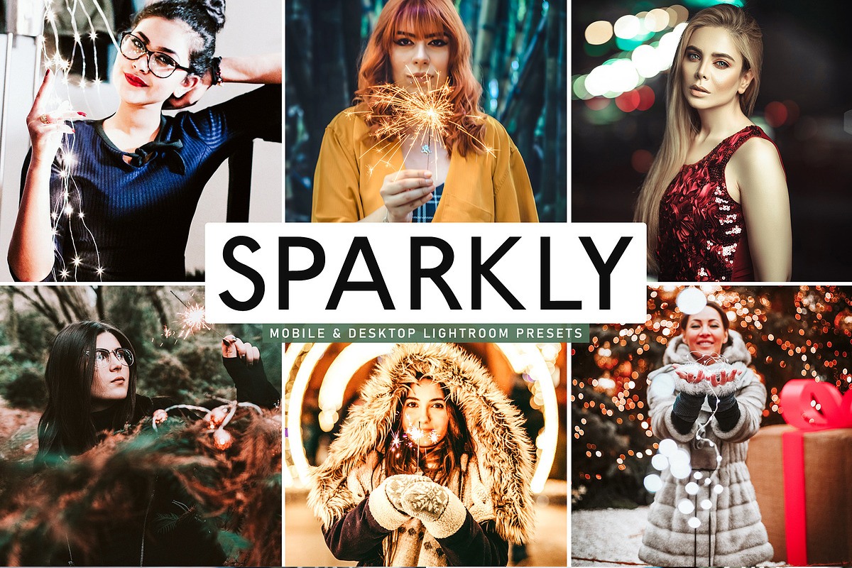 Sparkly Lightroom Presets Pack in Add-Ons - product preview 8