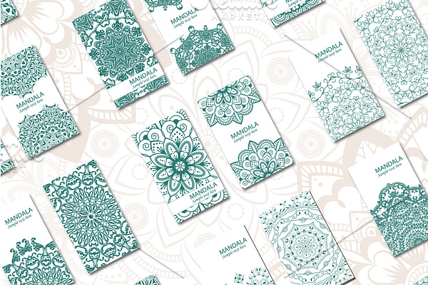 Leaflet templates in Oriental style