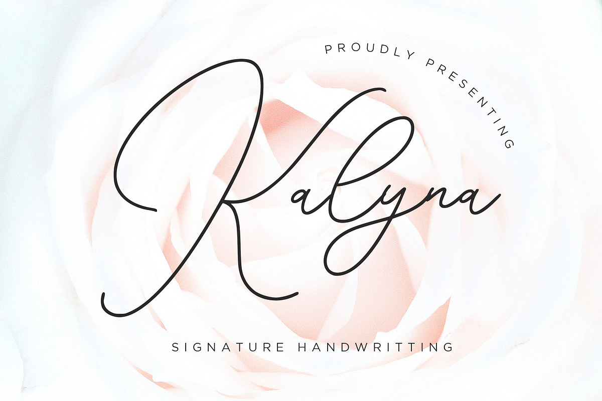 Kalyna Signature Handwriting in Script Fonts - product preview 8