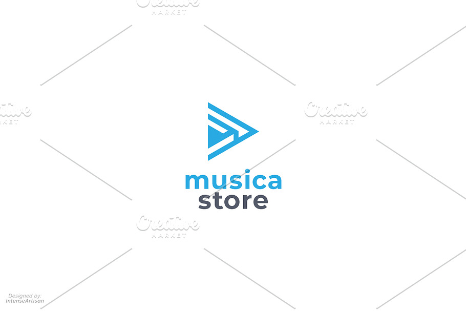 Music Store Media Logo in Logo Templates - product preview 8
