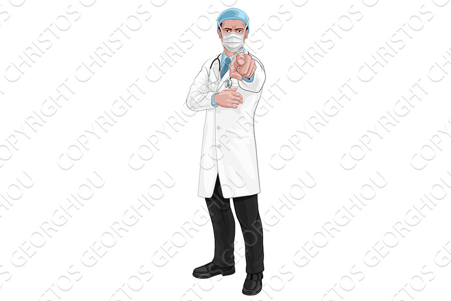 Doctor Wants or Needs You Pointing in Illustrations - product preview 8