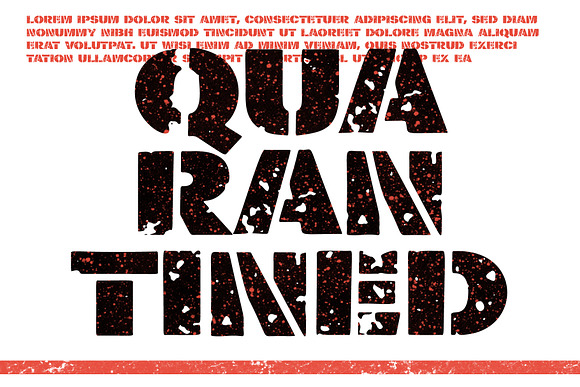 QUARANTINED in Fonts - product preview 1