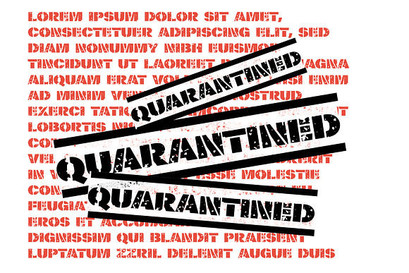 QUARANTINED in Fonts - product preview 3