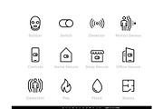 Robber Detectors and Security icons