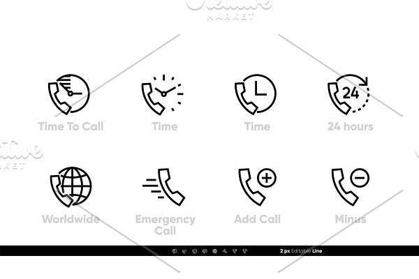 Phone Call or Smartphone icons. 24
