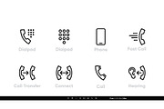 Dial pad and Mobile Phone icon