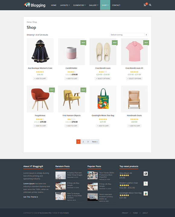 VT Blogging Pro WordPress Theme in WordPress Blog Themes - product preview 4