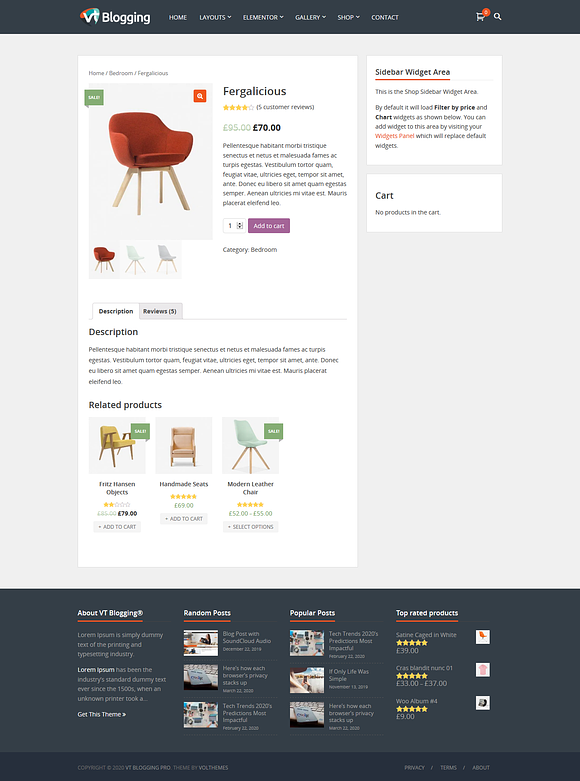VT Blogging Pro WordPress Theme in WordPress Blog Themes - product preview 6