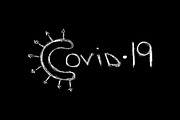 Handdrawn Covid Logo