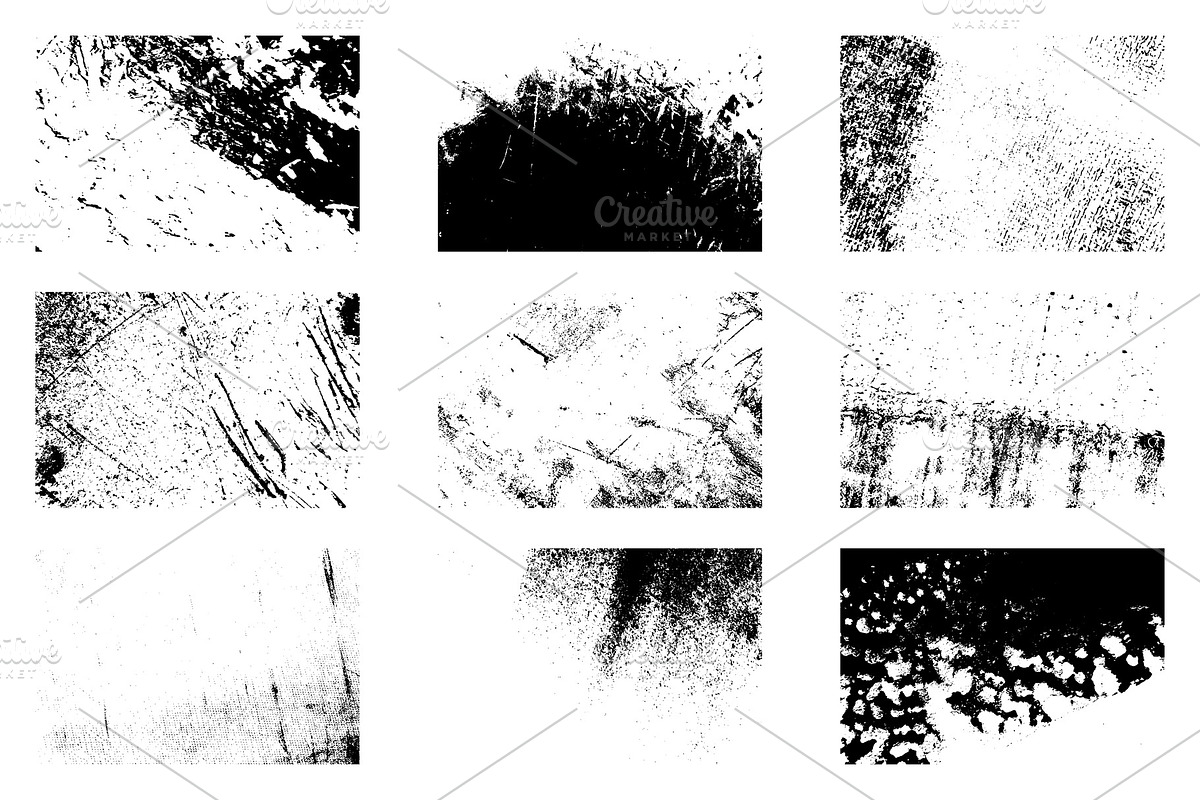 Grunge Backgrounds Set in Textures - product preview 8