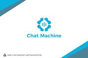 Chat Gear IoT Logo Template
