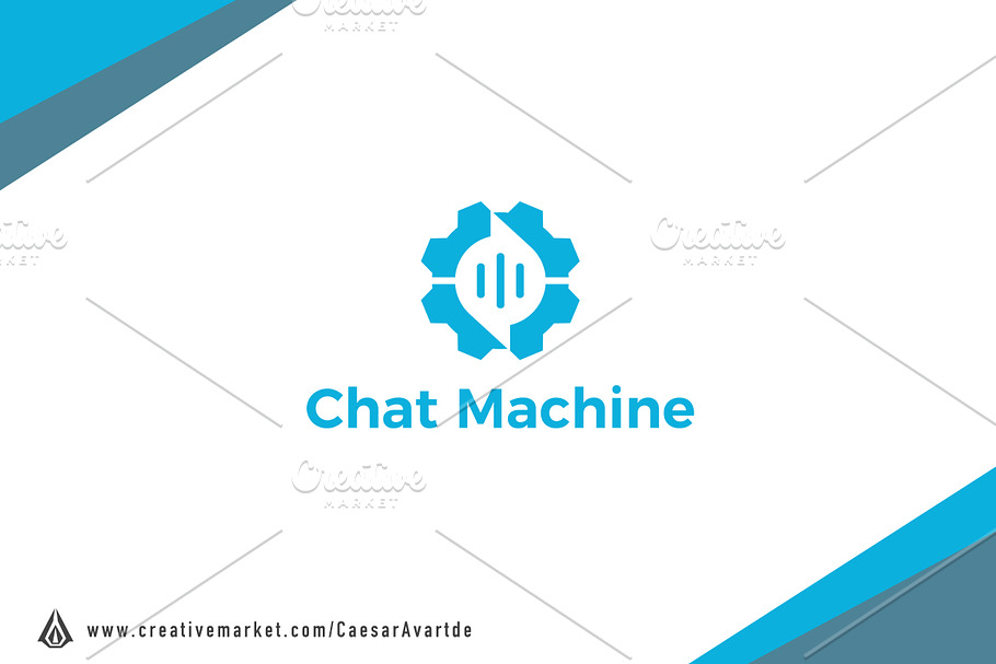 Chat Gear IoT Logo Template in Logo Templates - product preview 8