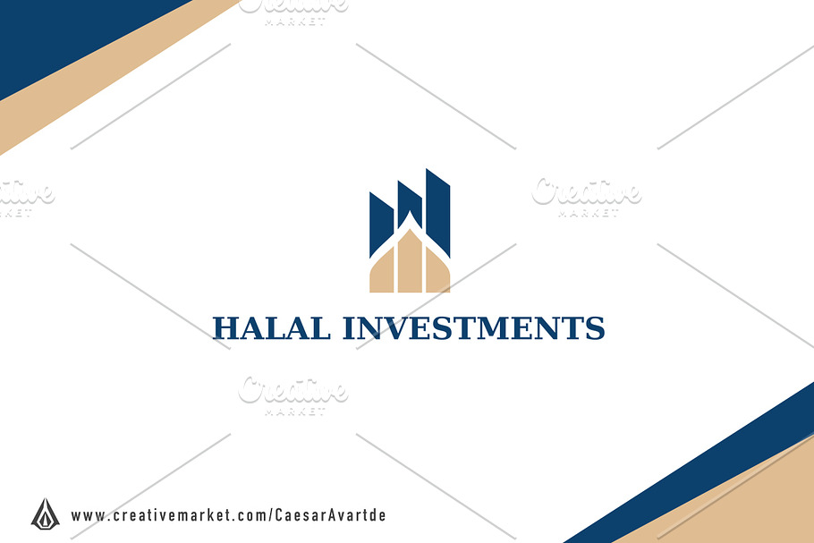 Halal Investments Logo Template in Logo Templates - product preview 8