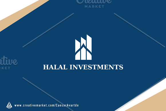 Halal Investments Logo Template in Logo Templates - product preview 2