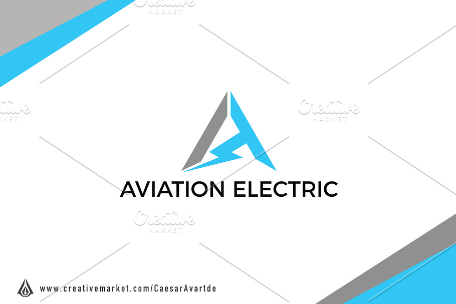 Aviation Electric Logo Template in Logo Templates - product preview 8
