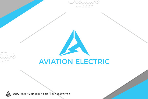 Aviation Electric Logo Template in Logo Templates - product preview 1