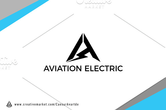 Aviation Electric Logo Template in Logo Templates - product preview 2