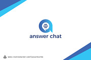 Answer Chat Logo Template