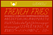 French Fries Font