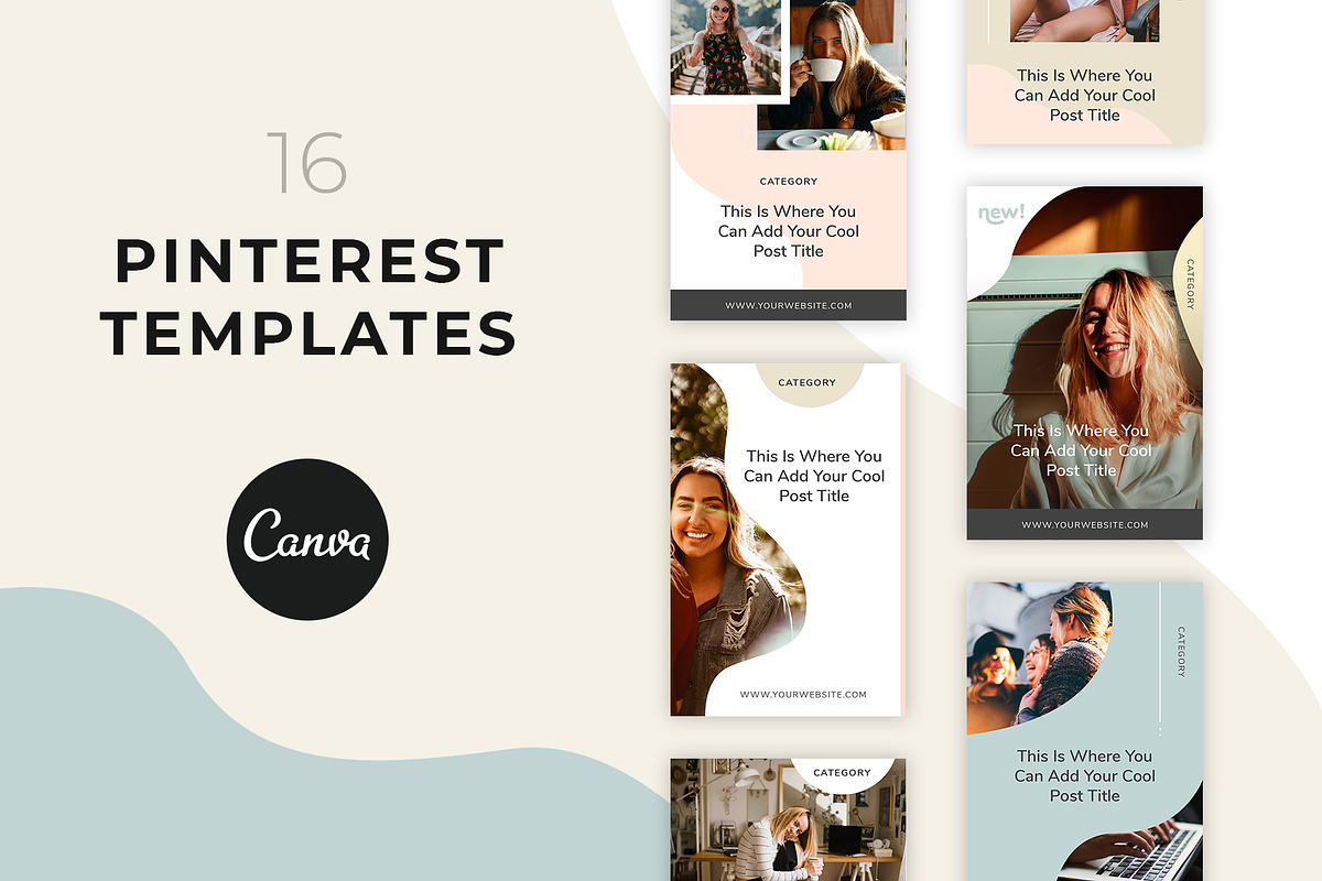 Canva Pinterest Templates in Pinterest Templates - product preview 8