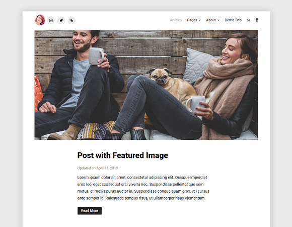 Writings Pro - Theme for writers in WordPress Blog Themes - product preview 4