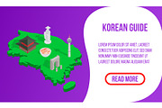 Korean guide concept banner