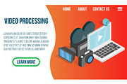 Video processing concept banner