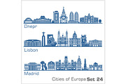 European cities - Dnepr, Lisbon