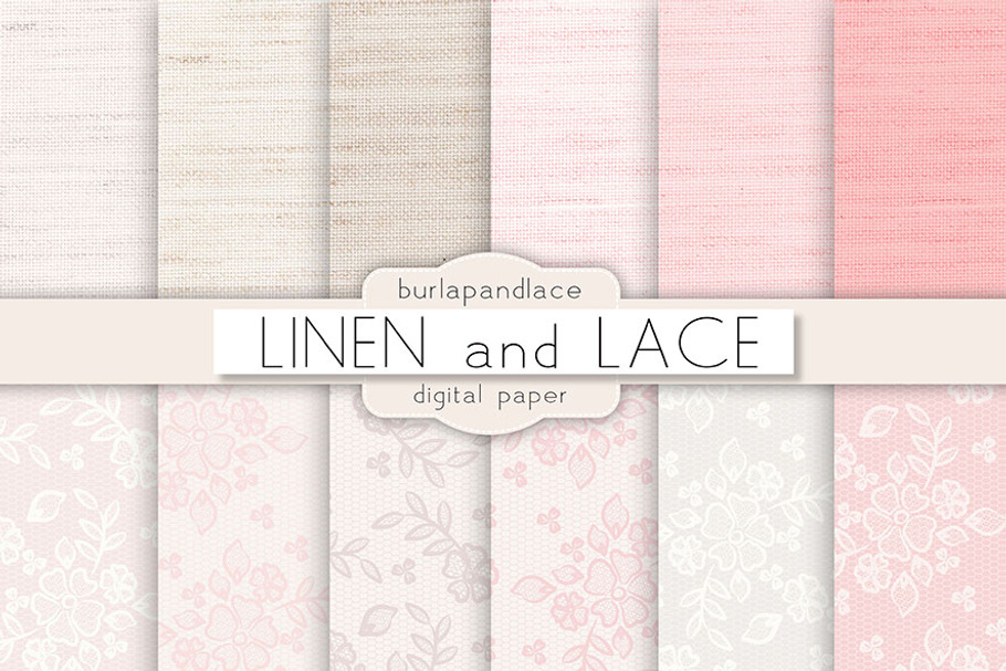 Linen and lace pattern