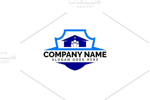 home shield logo in Logo Templates - product preview 1