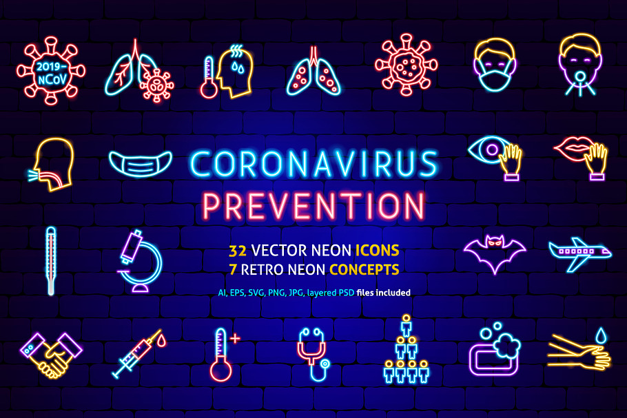Coronavirus Neon