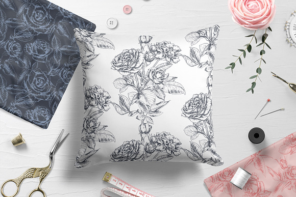 Vector Rose flowers in Illustrations - product preview 6