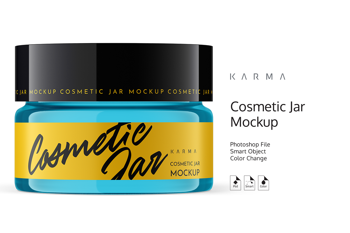 Cosmetic Jar Mockup in Product Mockups - product preview 8