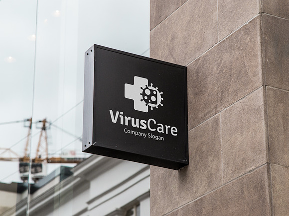 Virus Care Logo in Logo Templates - product preview 1